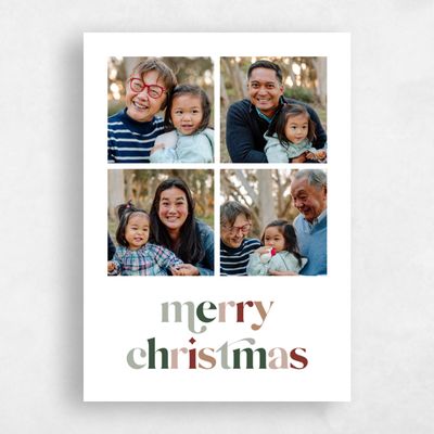 Green Standard Holiday Card - Langtree Portrait