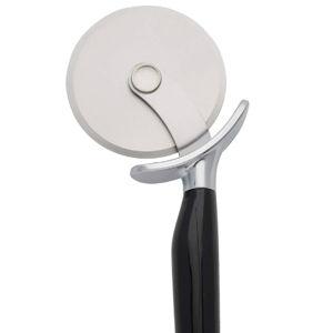 KitchenAid Classic Pizza Wheel with Sharp Blade For Cutting Through Crusts, Pies and More, Built In Finger Guard for Safety and Comfort Grip to Protect Fingers, Dishwasher Safe, 9-Inch, Black