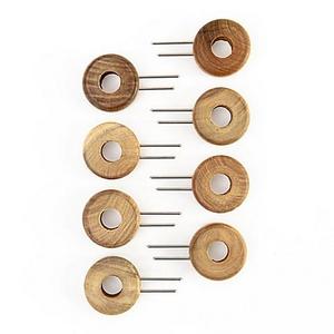 Schmidt Brothers® Acacia Wood Corn Holders (Set of 8)