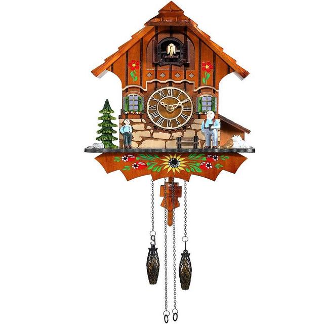 Kintrot Cuckoo Clock Black Forest Antique Clock Quartz Pendulum Wall Clock Home Decor