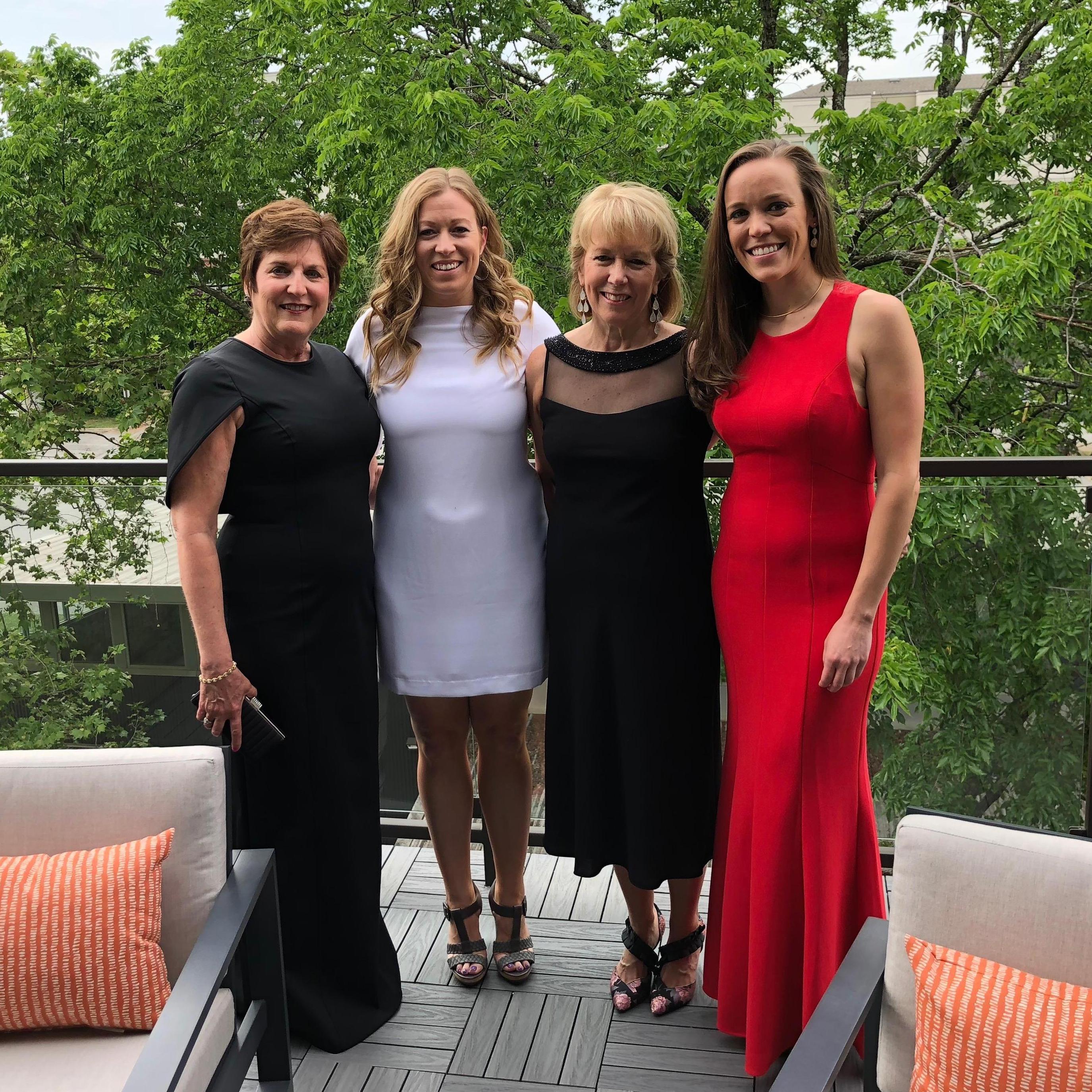 The girls all dolled up for the HRC Atlanta Gala