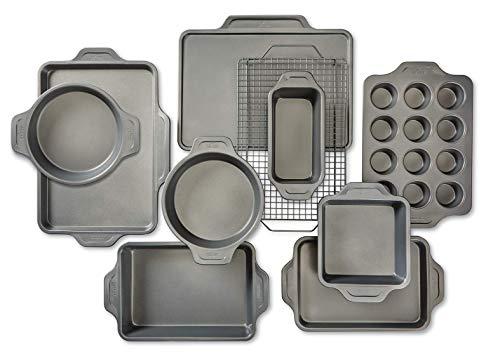 All-Clad J257SA64 Pro-Release bakeware set, 10 piece, Grey