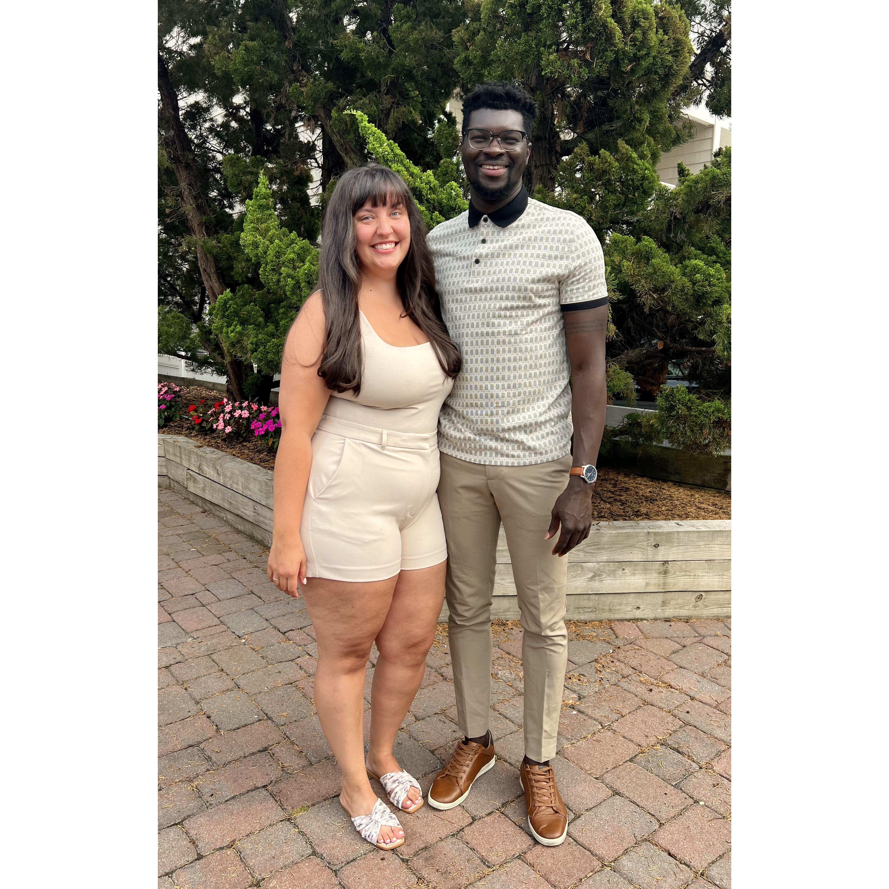August 3rd; our 1 year anniversary.