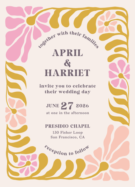Bellefleur Portrait | Linen | Zola Wedding Invitations