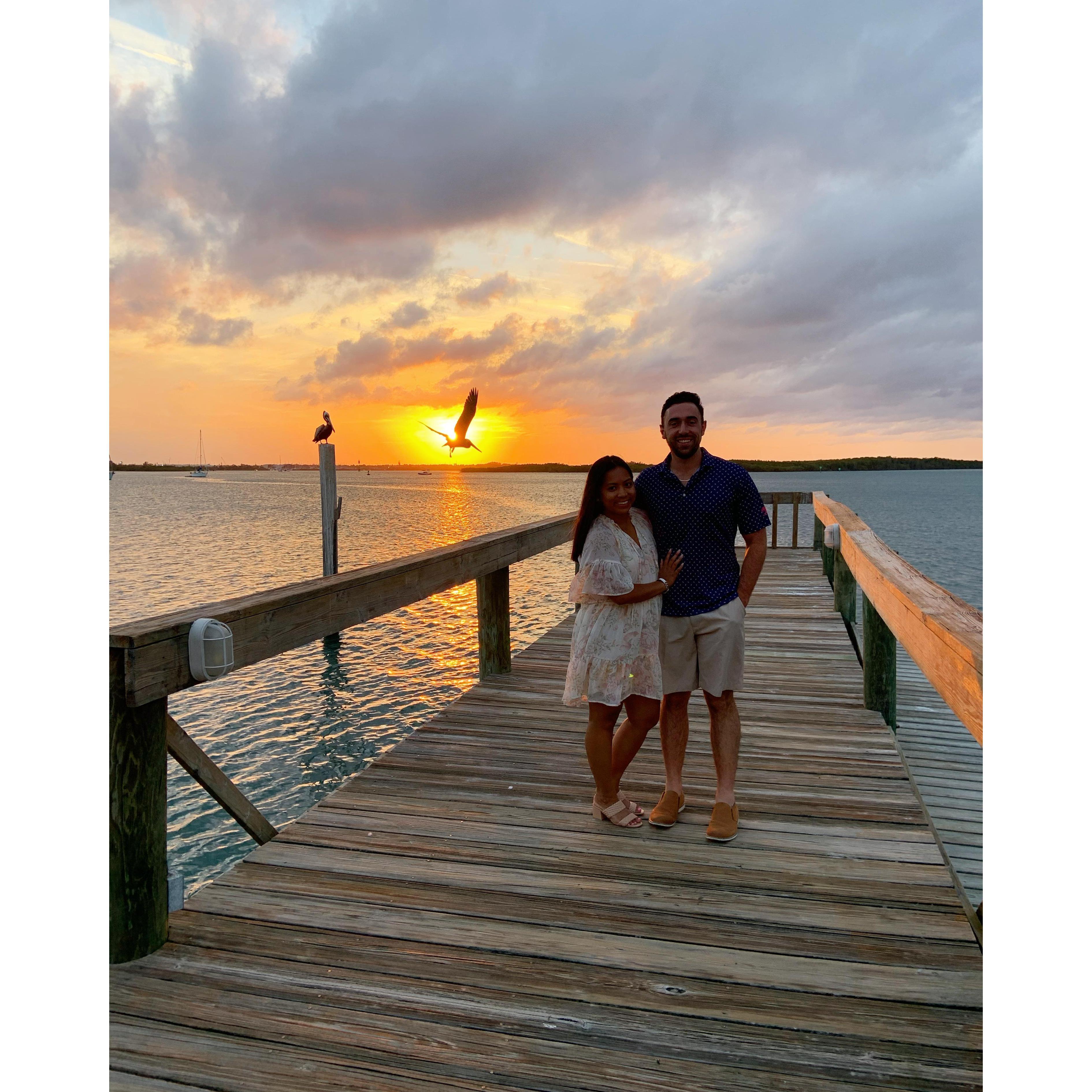 Vero Beach, FL - the week before Malory started her new job after 6 years at Nestle (her 1st job out of college).