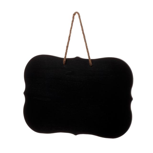 Rounded Rectangle Chalkboard Sign 8" x 12" - Hand Made Modern