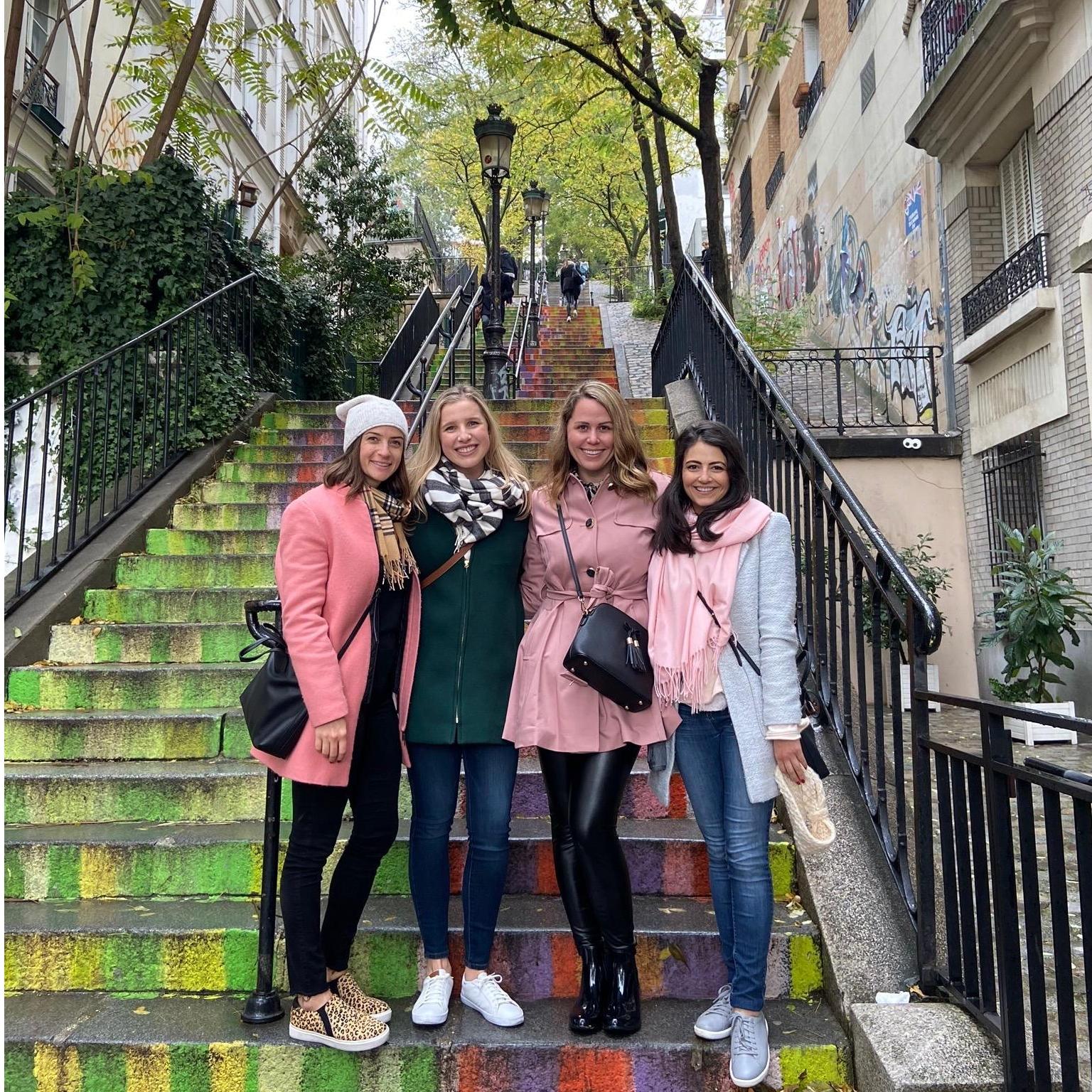 Paris trip - Nov 2019 (Danielle, Courtney, Lynne, Becca)
