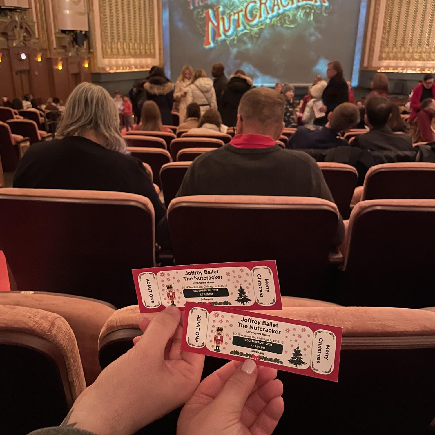 1st anniversary trip to Chicago to see the Nutcracker!