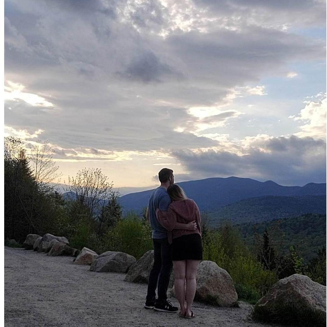 Pit stop on the Kancamagus Highway, New Hampshire