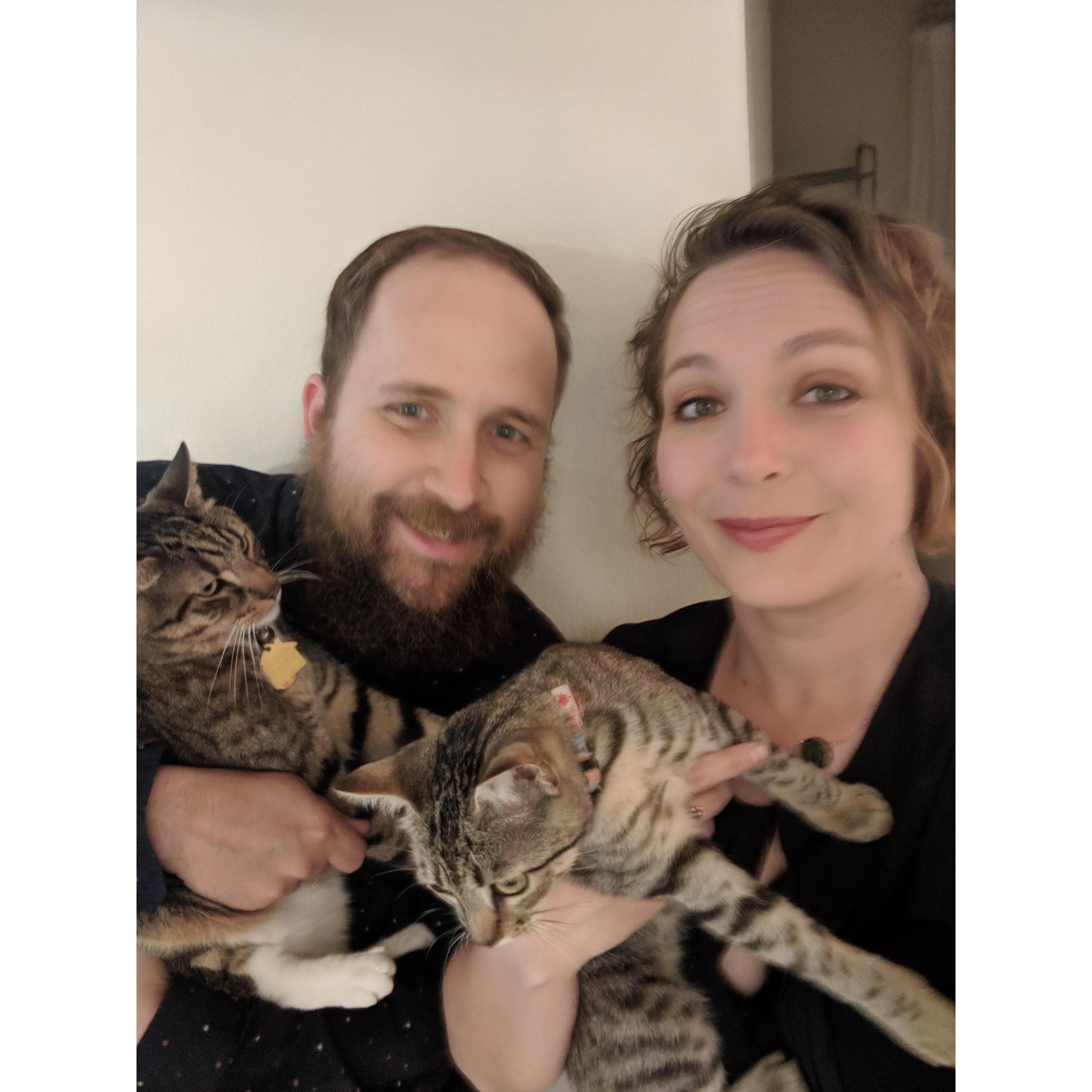 Our attempt at a "family photo".