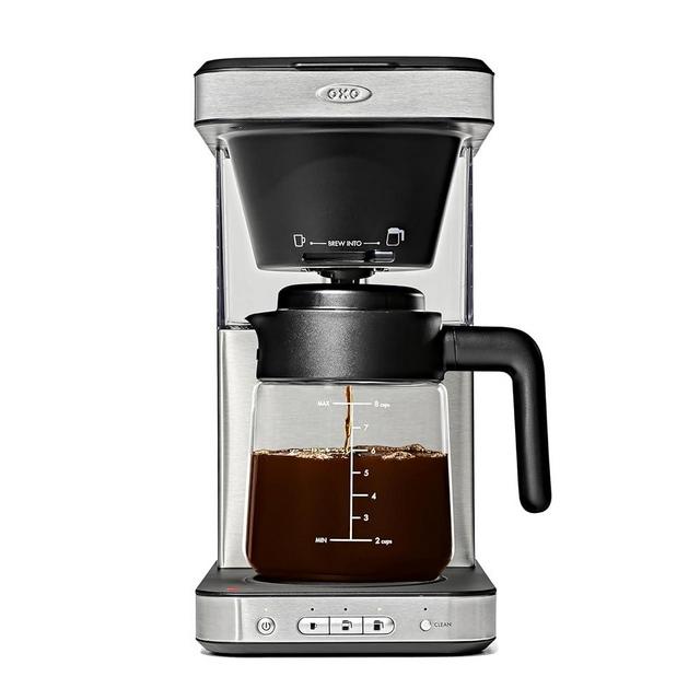 OXO Brew 8-Cup Coffee Maker with Podless Single-Serve Function and Glass Carafe - SCA Certified