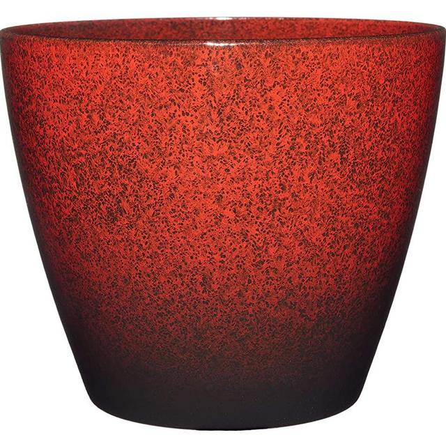 Classic Home and Garden 807-376R Vogue Planter, 8", Lava Red