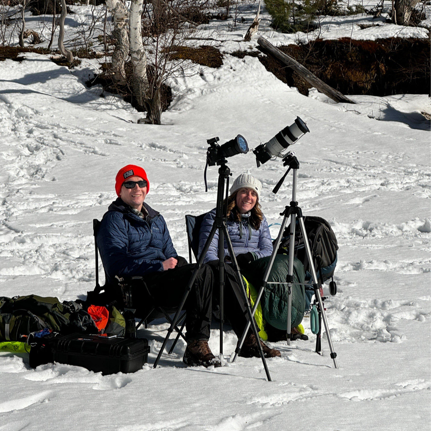 Solar eclipse adventure to Maine. April 2023