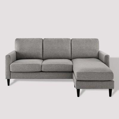 Verona Mid Century Reversible Sectional Gray - Dorel Living