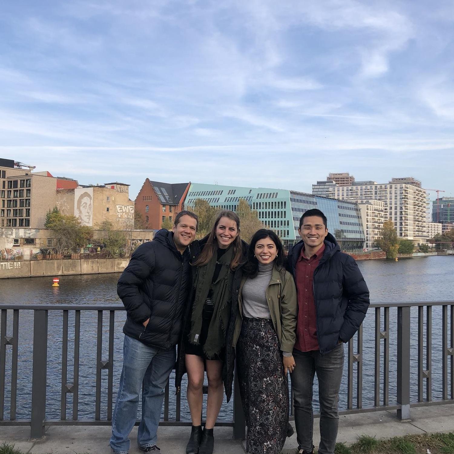 Exploring Germany with Annie's cousin Hana and her husband Shunta