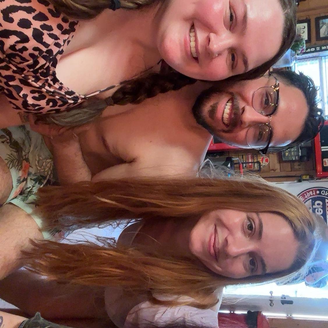 Us & a bridesmaid, Rachel!