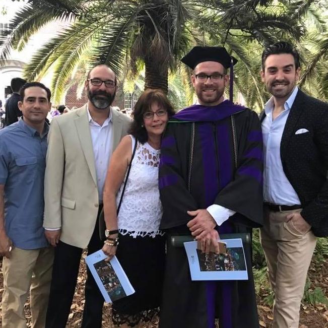 Levi's law school graduation, NOLA, 2017