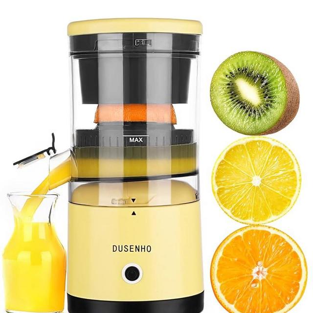 DUSENHO Electric Citrus Juicer - Rechargeable USB Juicer Machines for Orange, Lemon, Grapefruit
