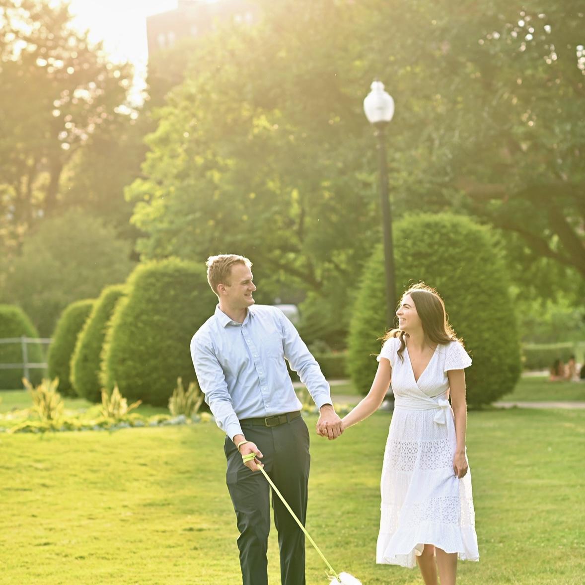 Engagement shoot Boston Public Garden June 2024