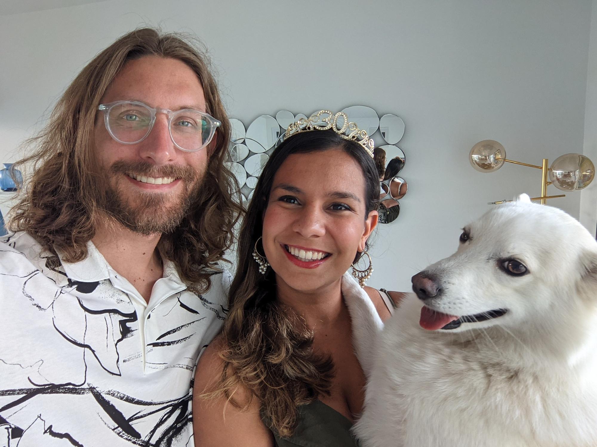 Pamela's 30th birthday, July 2021
