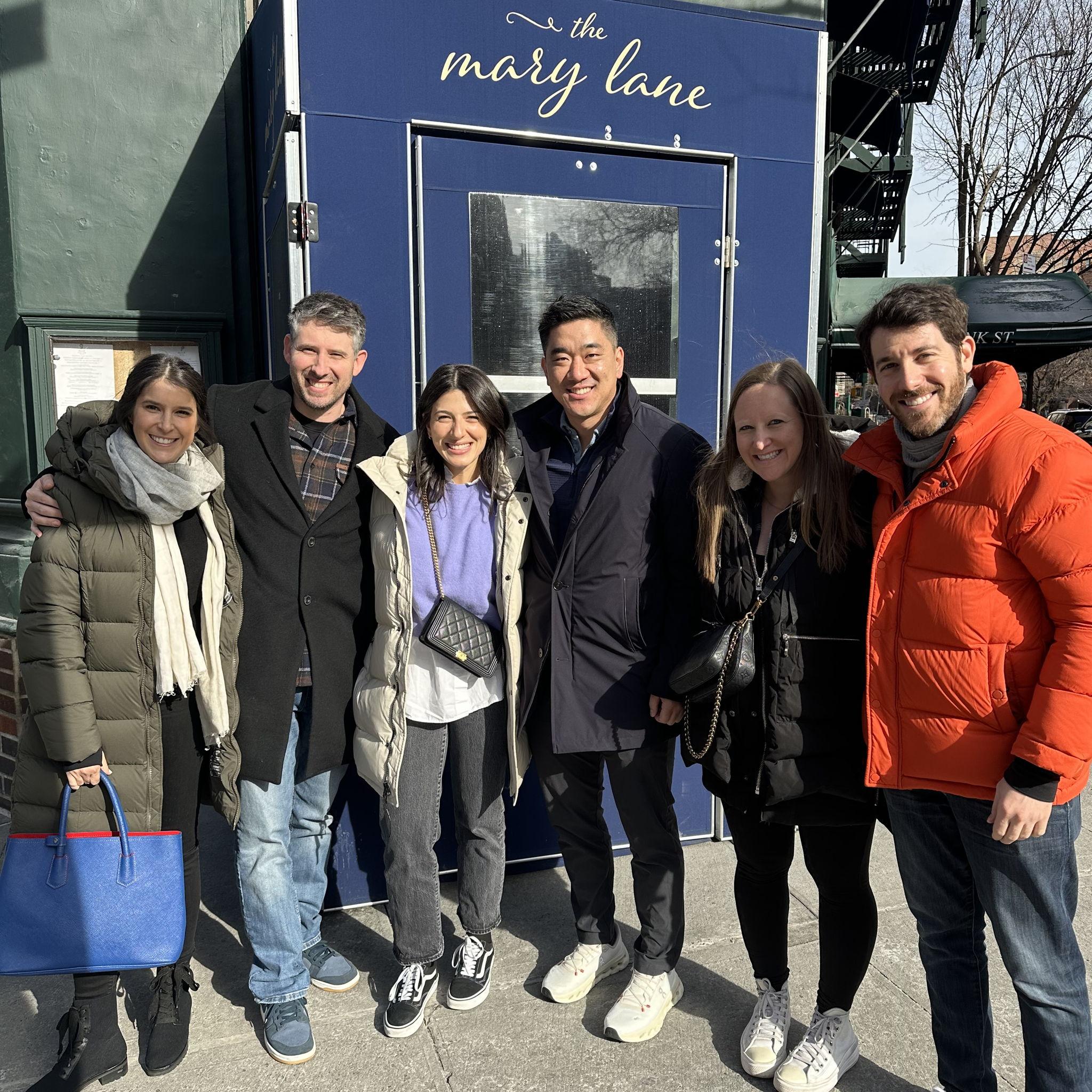 brunch with friends in town