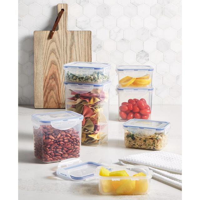 Lock n Lock Easy Essentials Rectangular 14-Pc. Food Storage Container Set