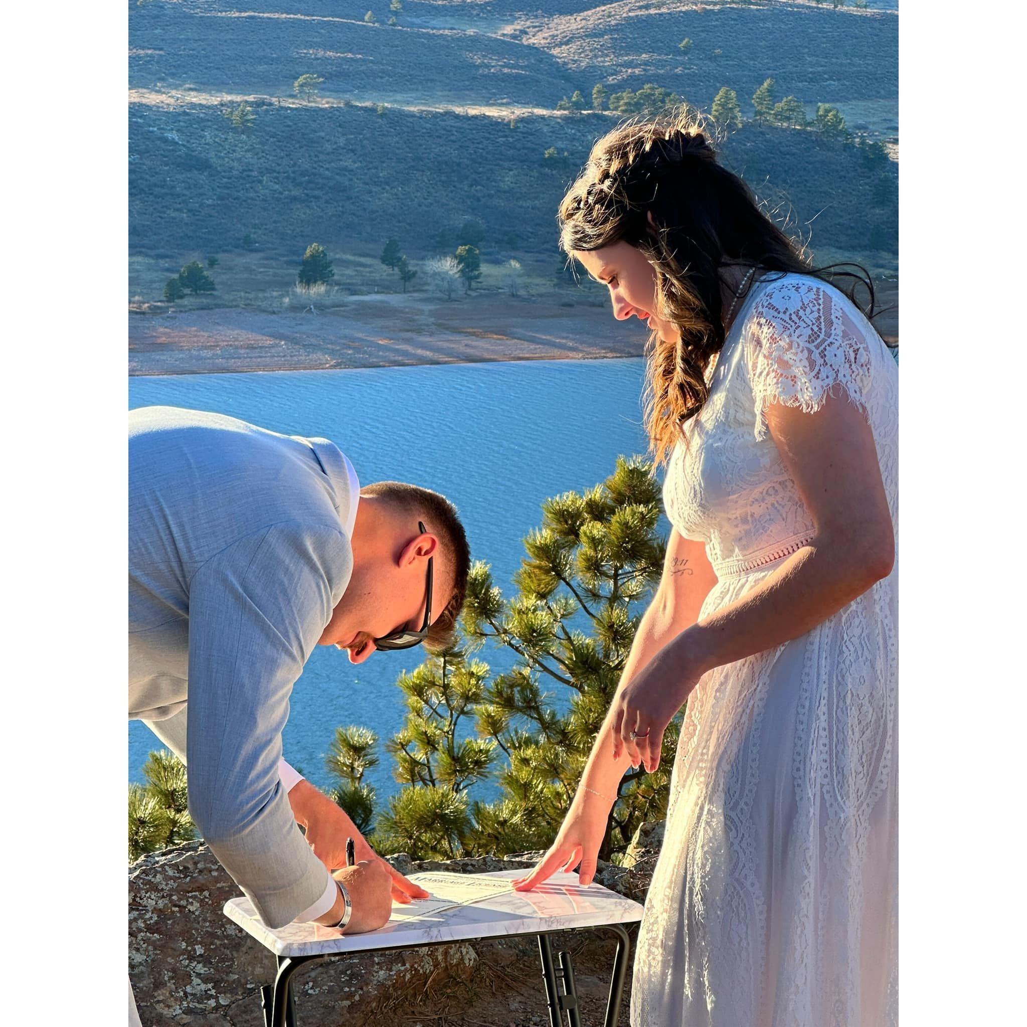12.1.2024 Officially Married!