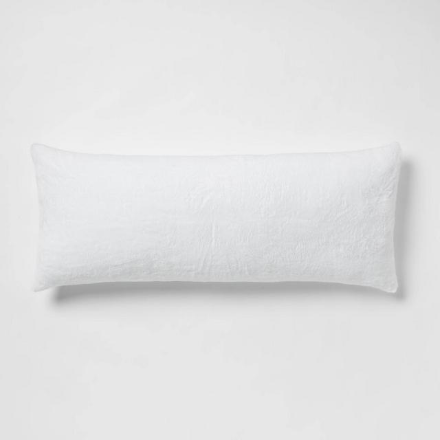 Plush Body Pillow Cover Fresh White - Room Essentials™
