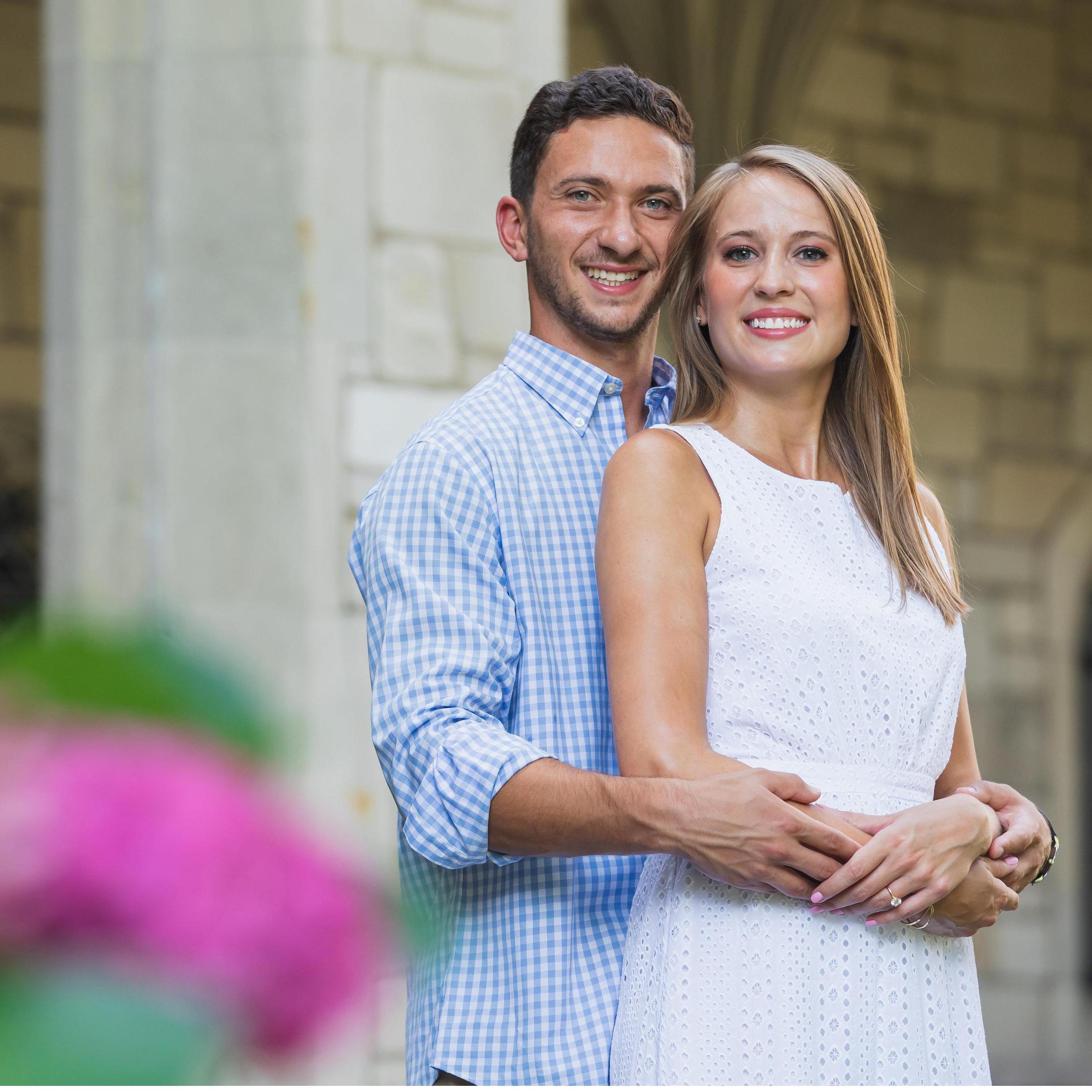 Engagement photos at Planting Fields - August 2020