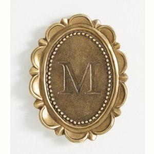 Louisa Monogram Gallery Wall Charm "M"