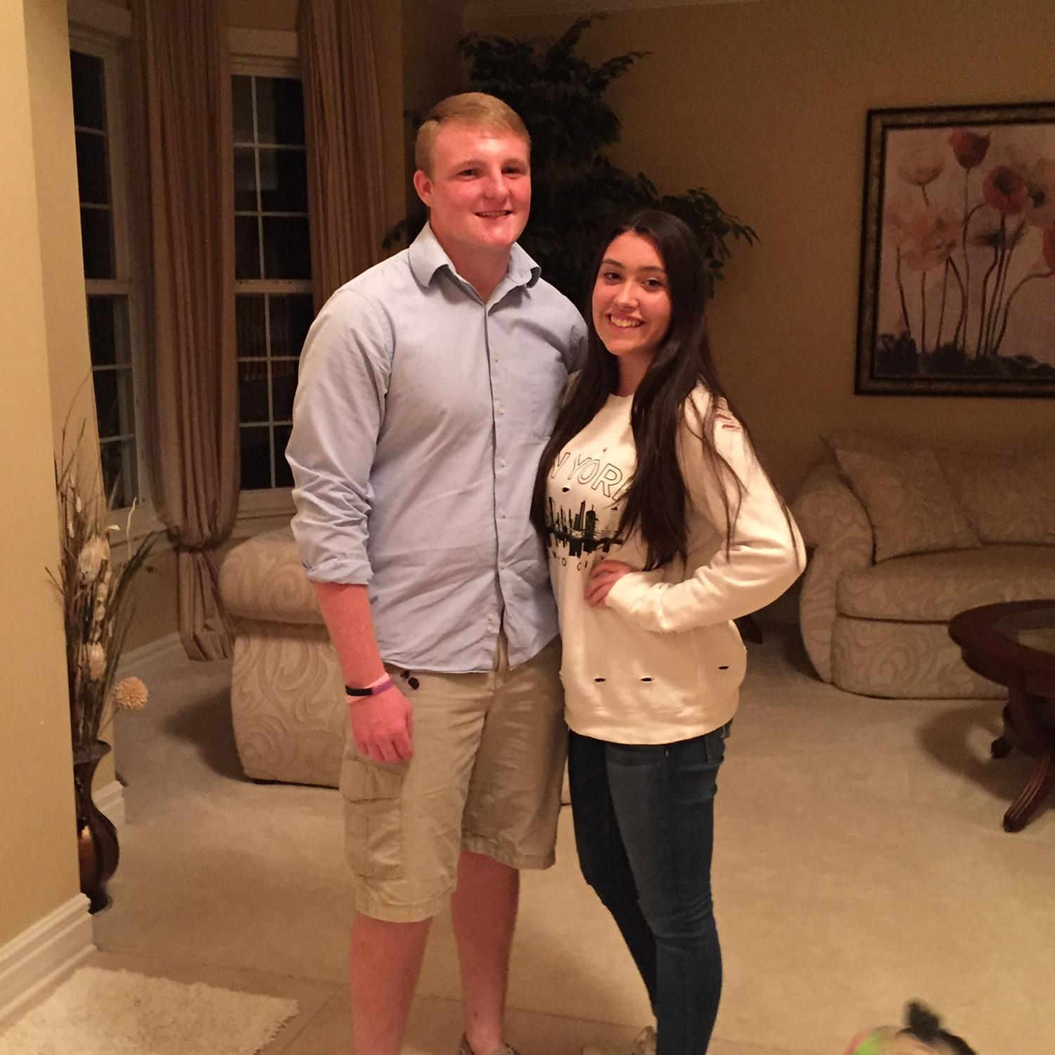 Our first date! We went to the movies and saw “The Visit”🤍