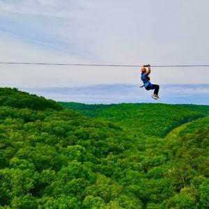 Ziplining in Eureka Springs