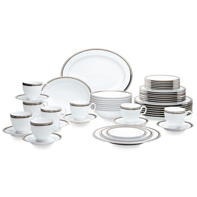 Noritake® Austin Platinum 50-Piece Dinnerware Set