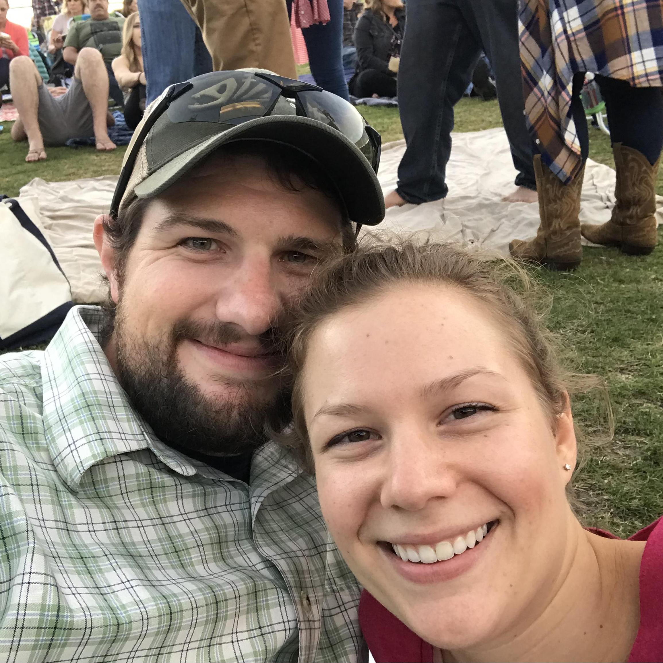 Country music concert at Shoreline Amphitheatre in Mountain View - where we met!