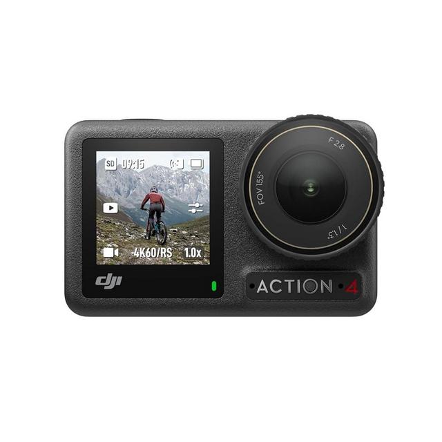 DJI Osmo Action 4 Standard Combo, Waterproof Action Camera 4K with 1/1.3" Sensor, Low-Light Imaging, Long-Lasting 160 Mins, Stabilization, Dual Touchscreens, Vlogging Camera for Travel, Sports