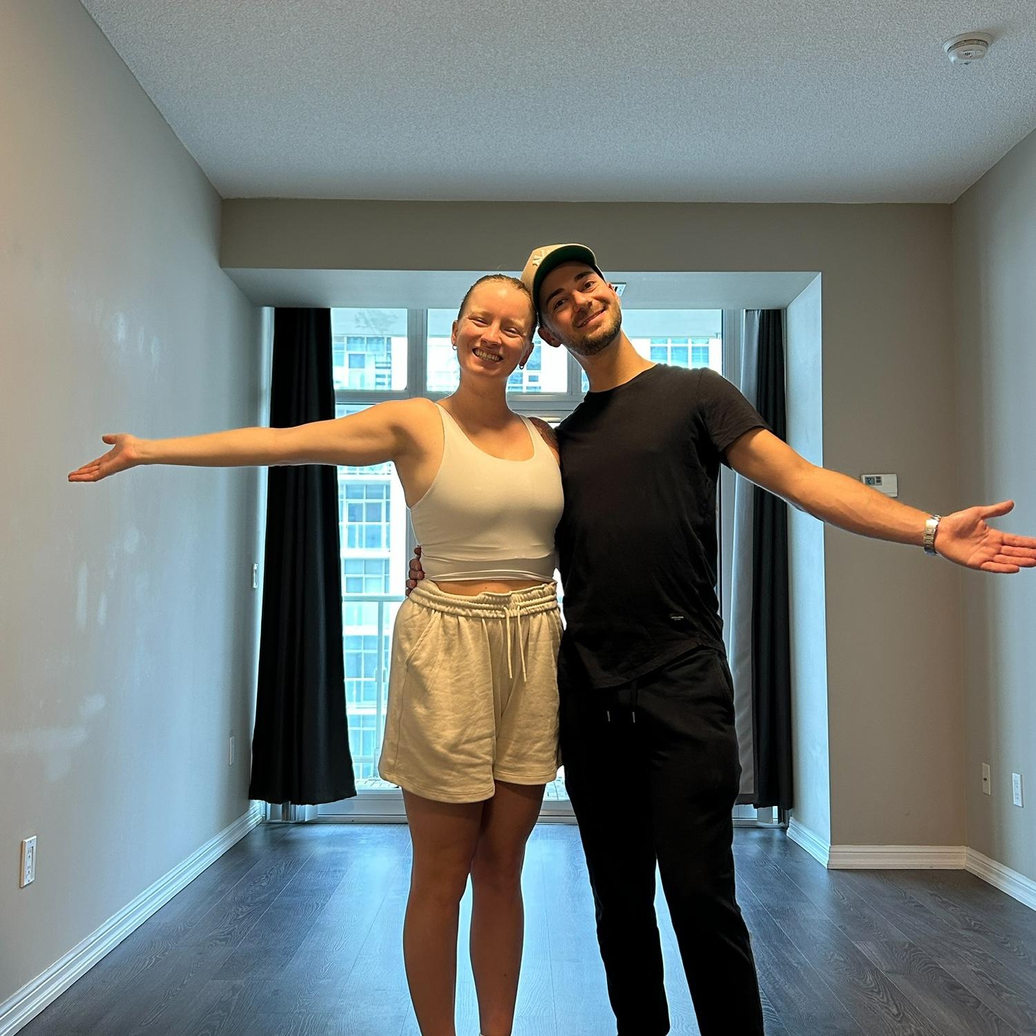 Saying goodbye to our first home together