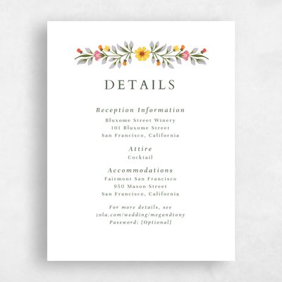 White Wedding Enclosure - Blume