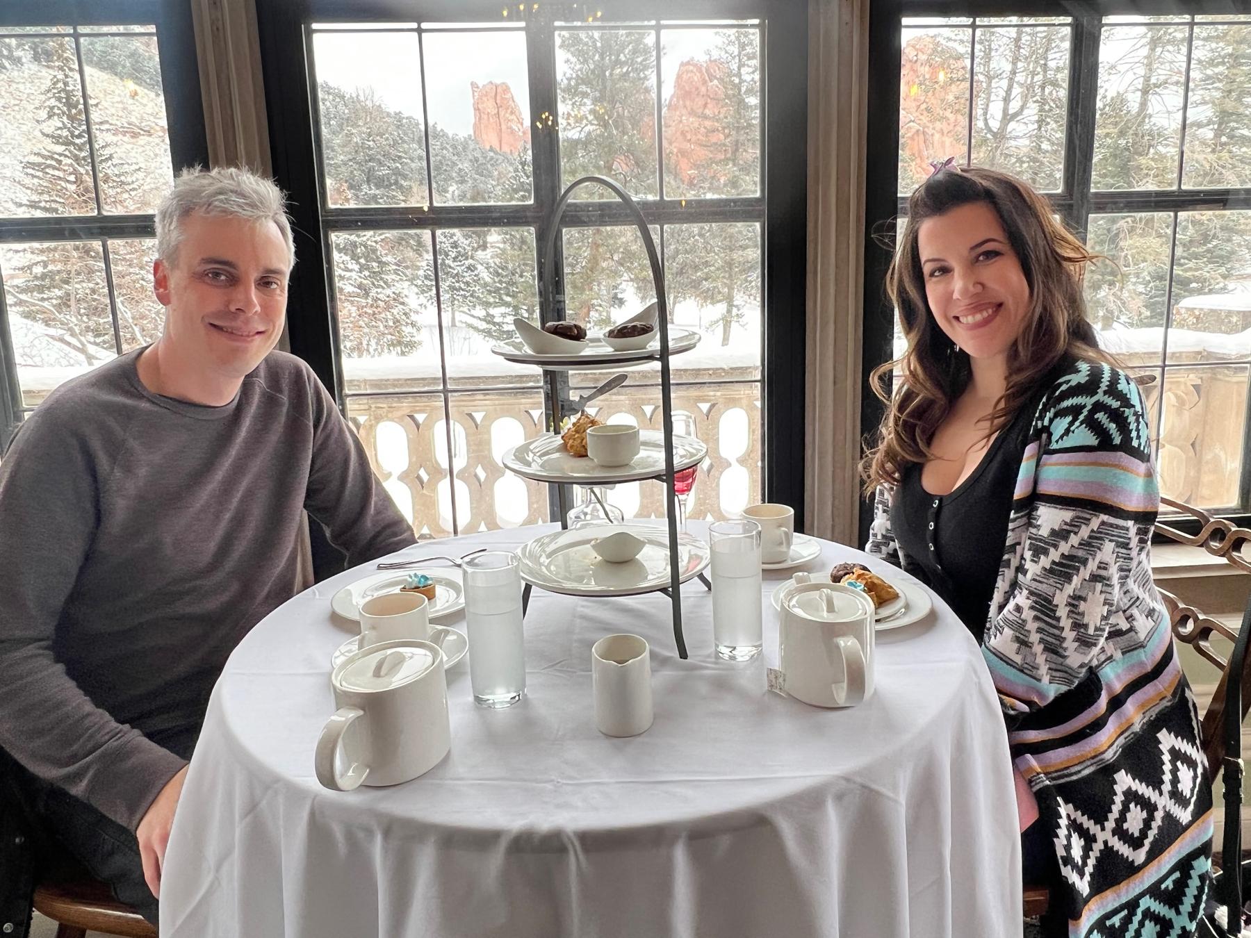 Afternoon Tea at Glen Eyrie Castle, Colorado Springs