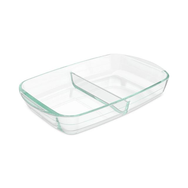 Pyrex 8" x 12" Divided Glass Baking Dish