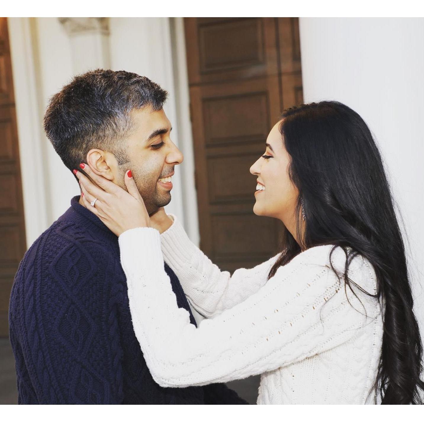 This is the day after Bali proposed, possibly the best day of Sandhya's life.