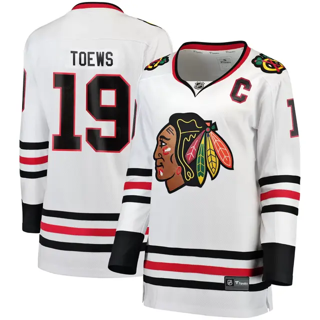 Women's Chicago Blackhawks Jonathan Toews Fanatics Branded White Breakaway Player Jersey