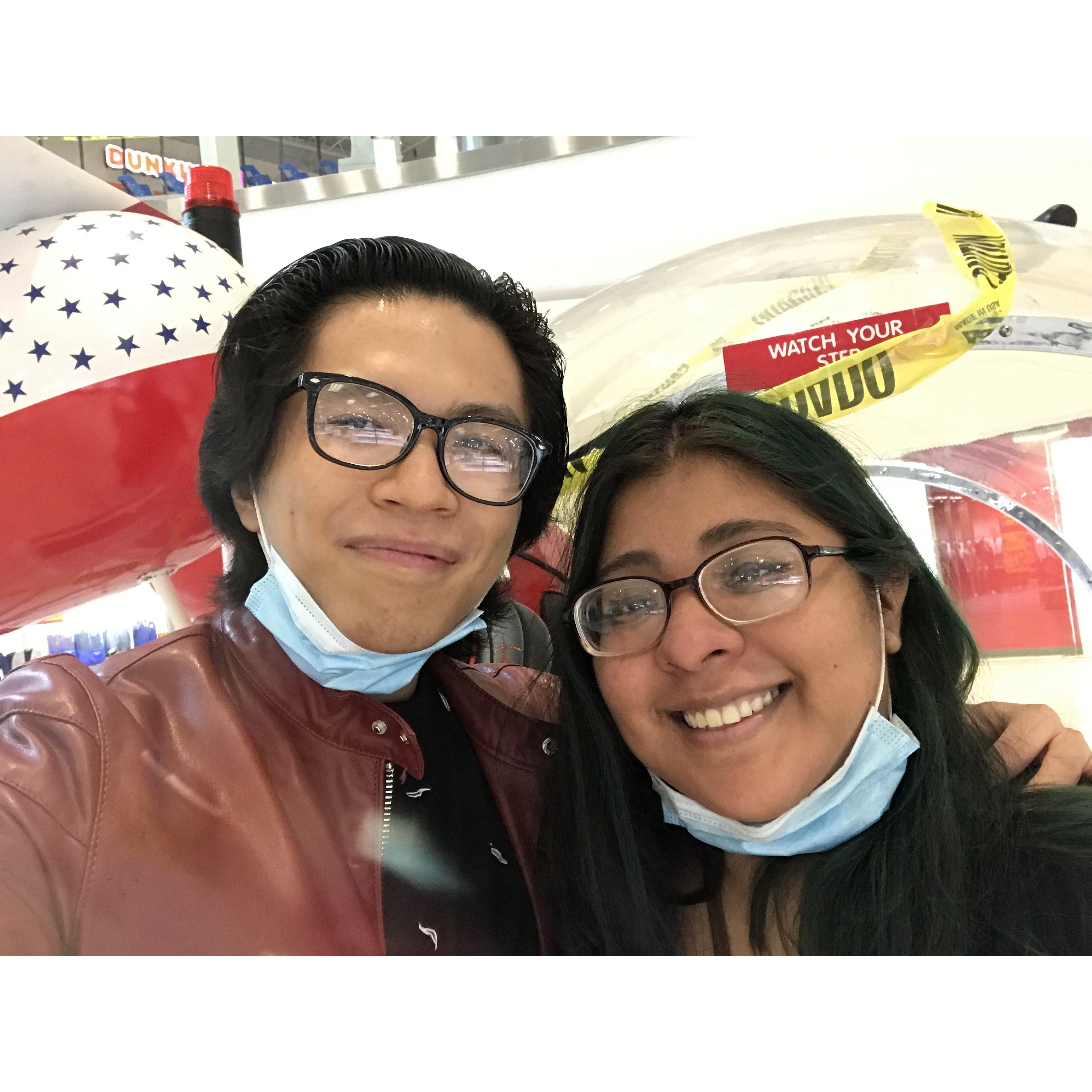 Our very first photo together!