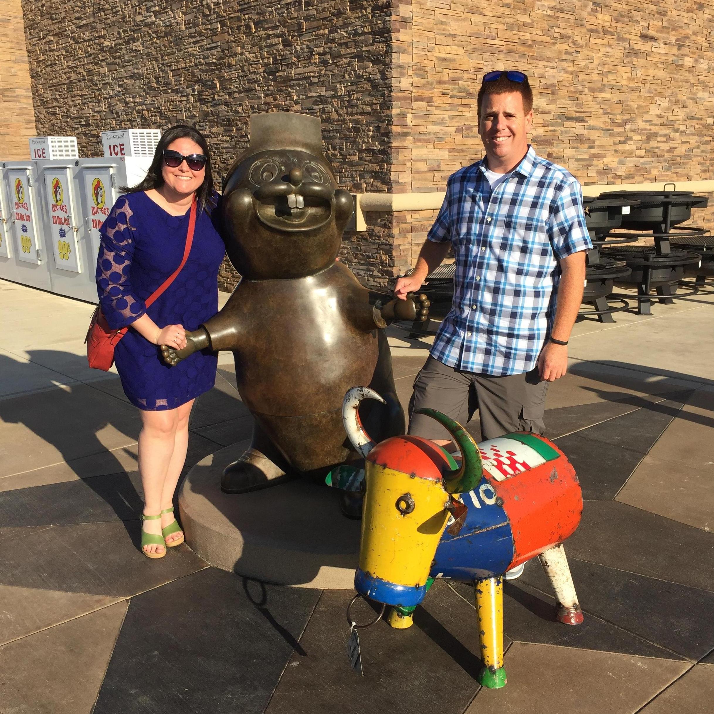 The must have picture at Buccee's with Buster!