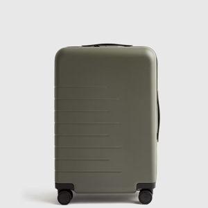 Expandable Carry-On Suitcase in Olive