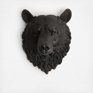 Resin Faux Taxidermy Bear Head