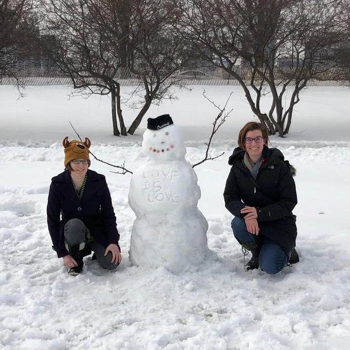 First snowman