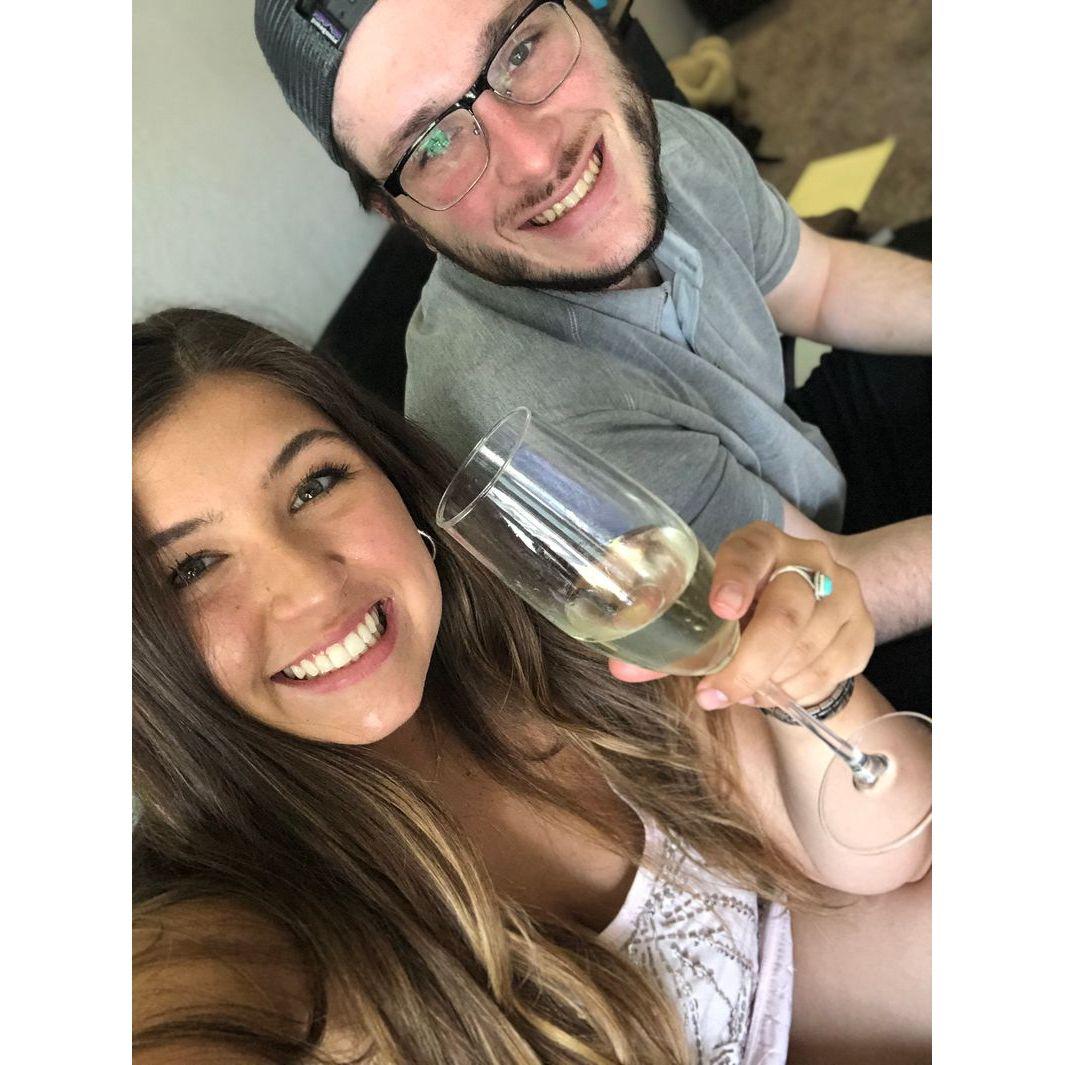 May 2020 Katie's graduation party (of two because... COVID)