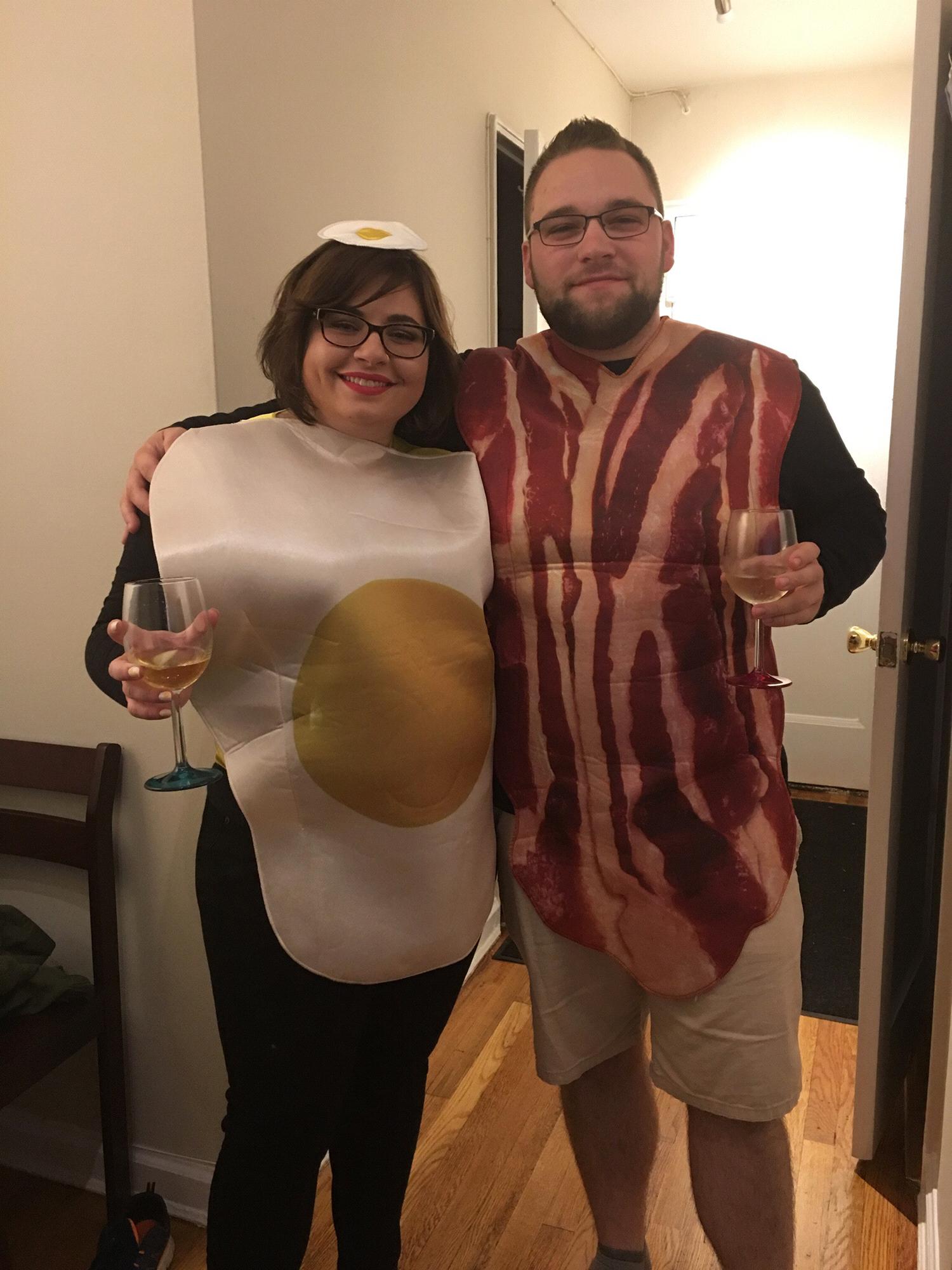 We go together like *bacon and eggs*