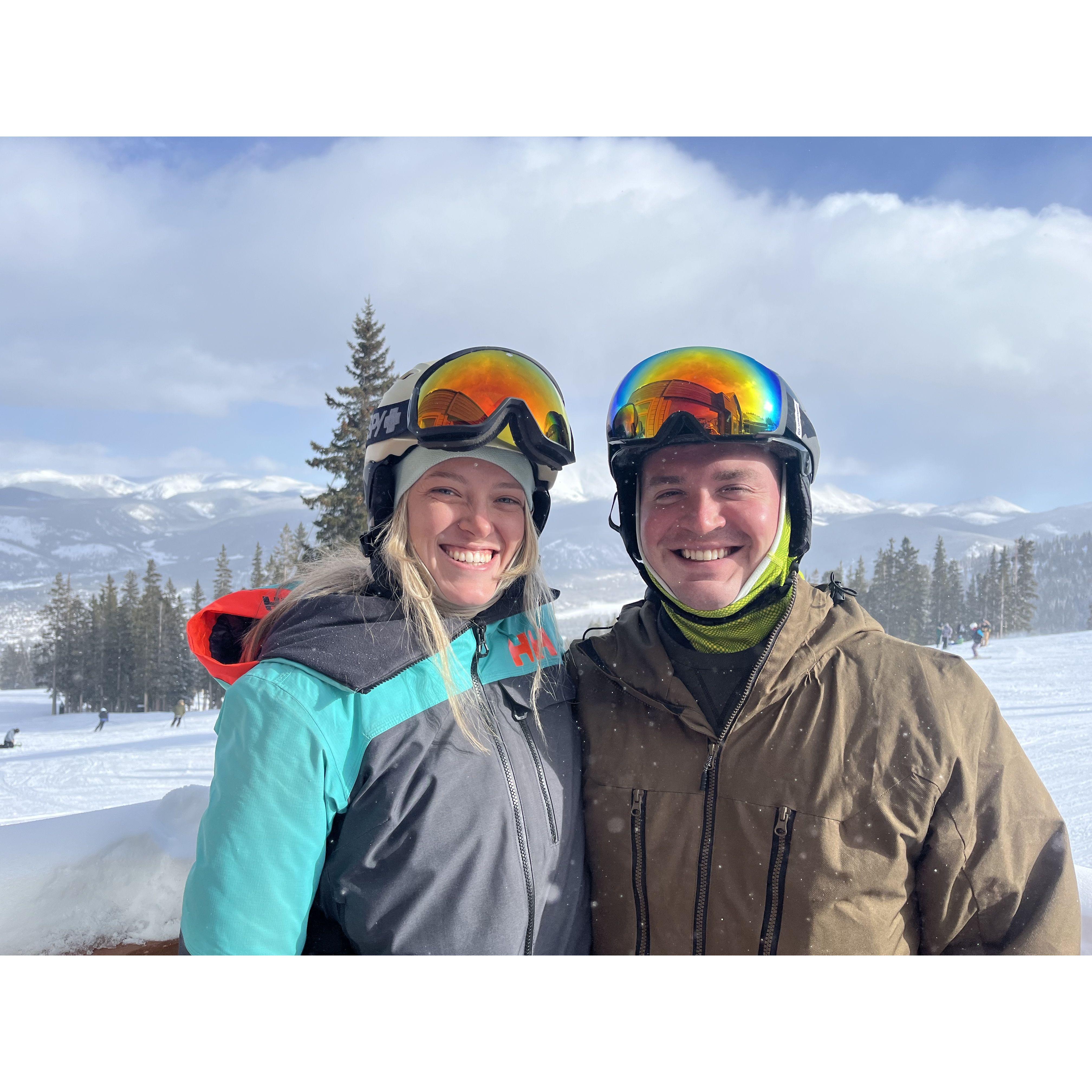 Skiing in Breckenridge, Colorado