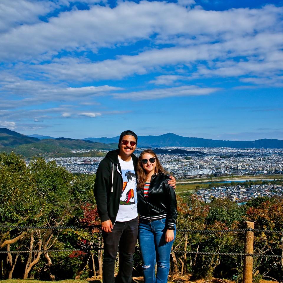 Overlooking Kyoto!